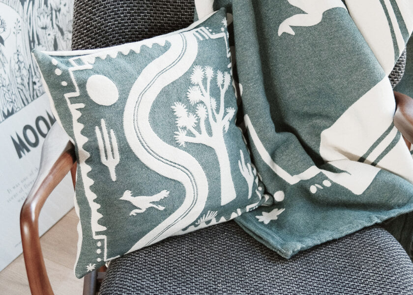 Housse de coussin en coton - Kipli x Coline - Kipli