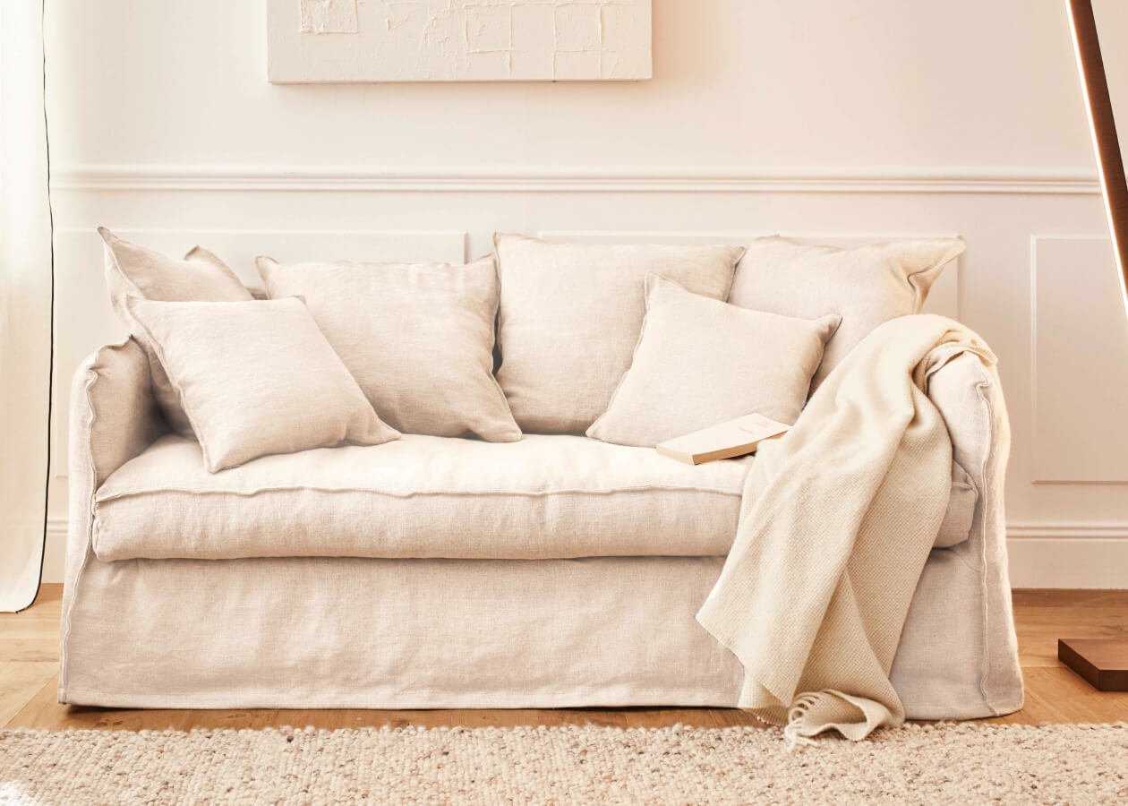 Canapé en lin OLIA - Kipli