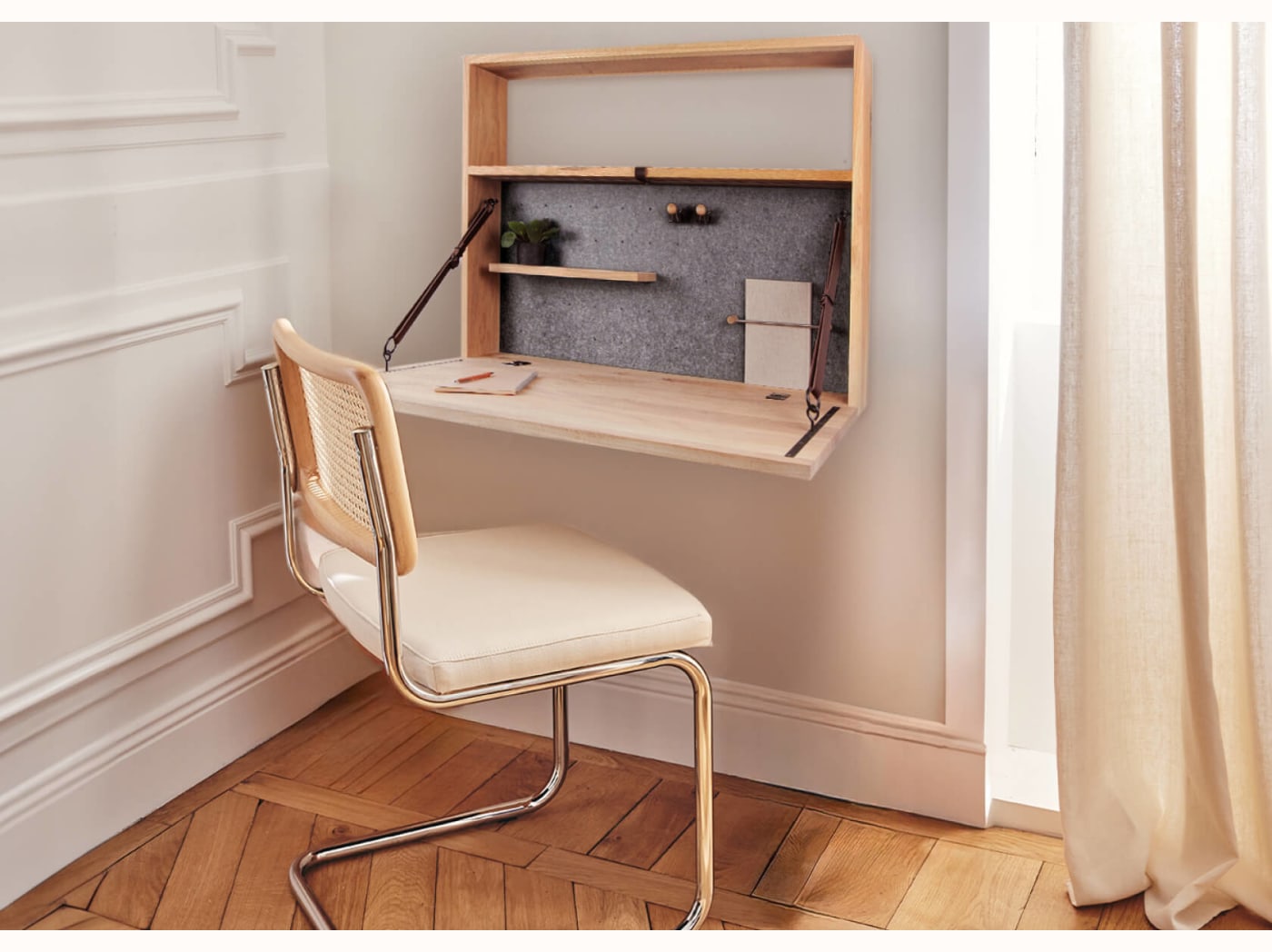 Eyao x Kipli Solid Wood Wall Desk - Kipli