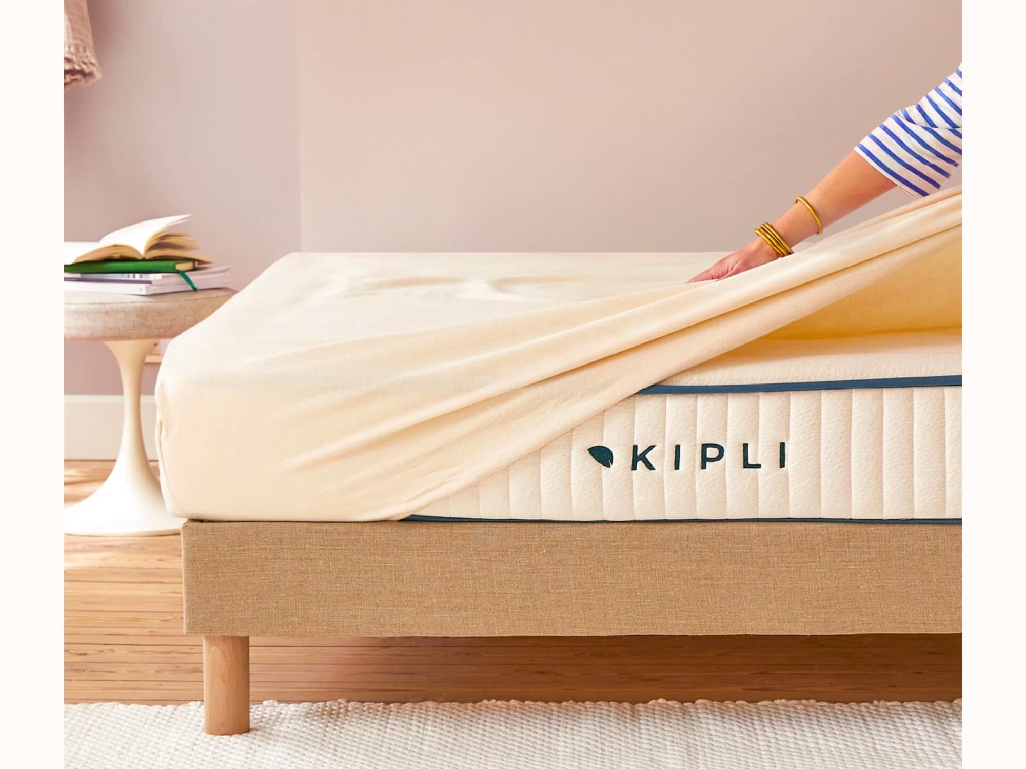 Protège-matelas en coton biologique - bonnet 40 cm - Kipli