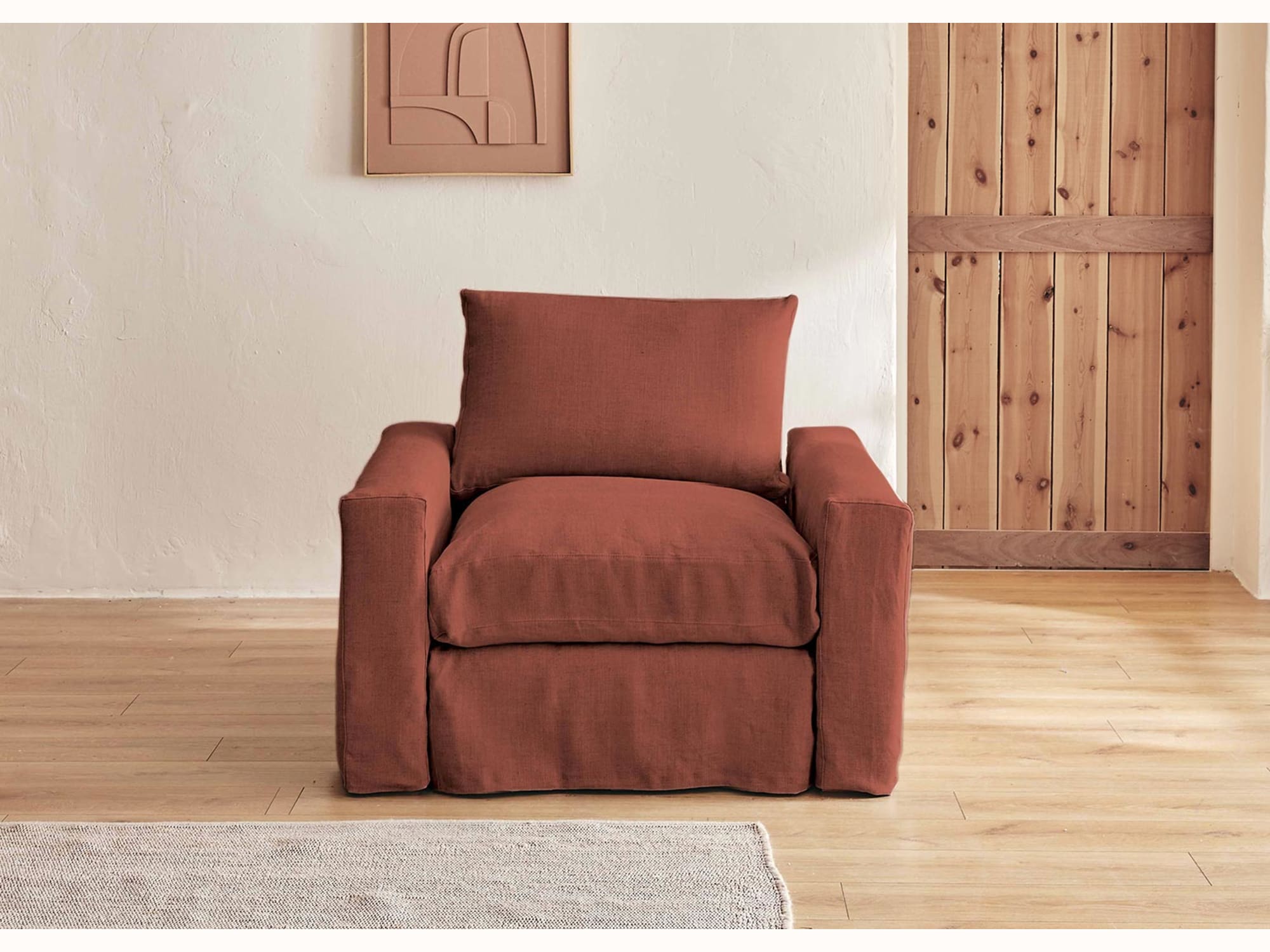 Fauteuil LENO en lin 60 cm - Kipli