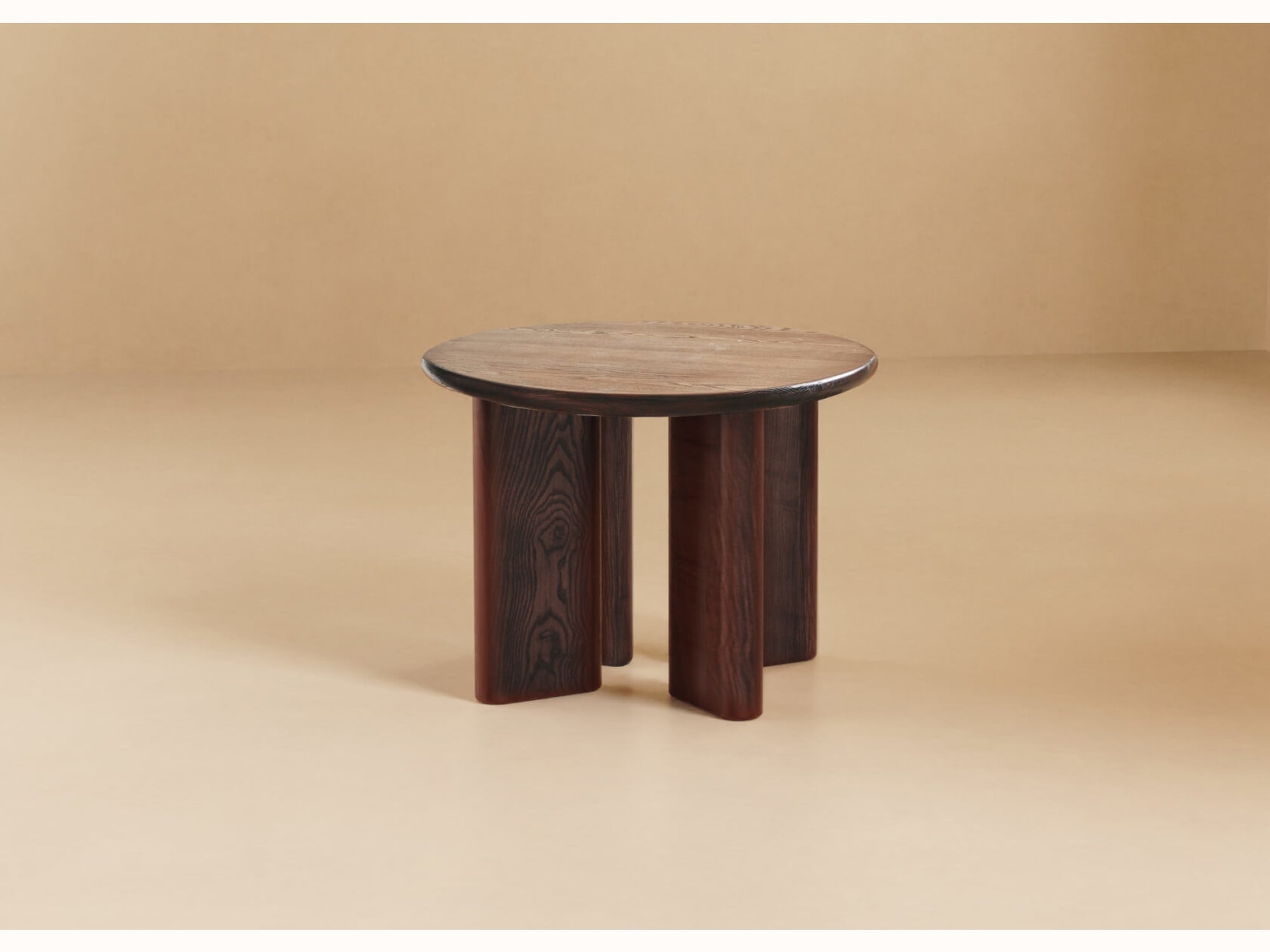 Table basse en bois ronde BAOBAB - 60 cm - Kipli