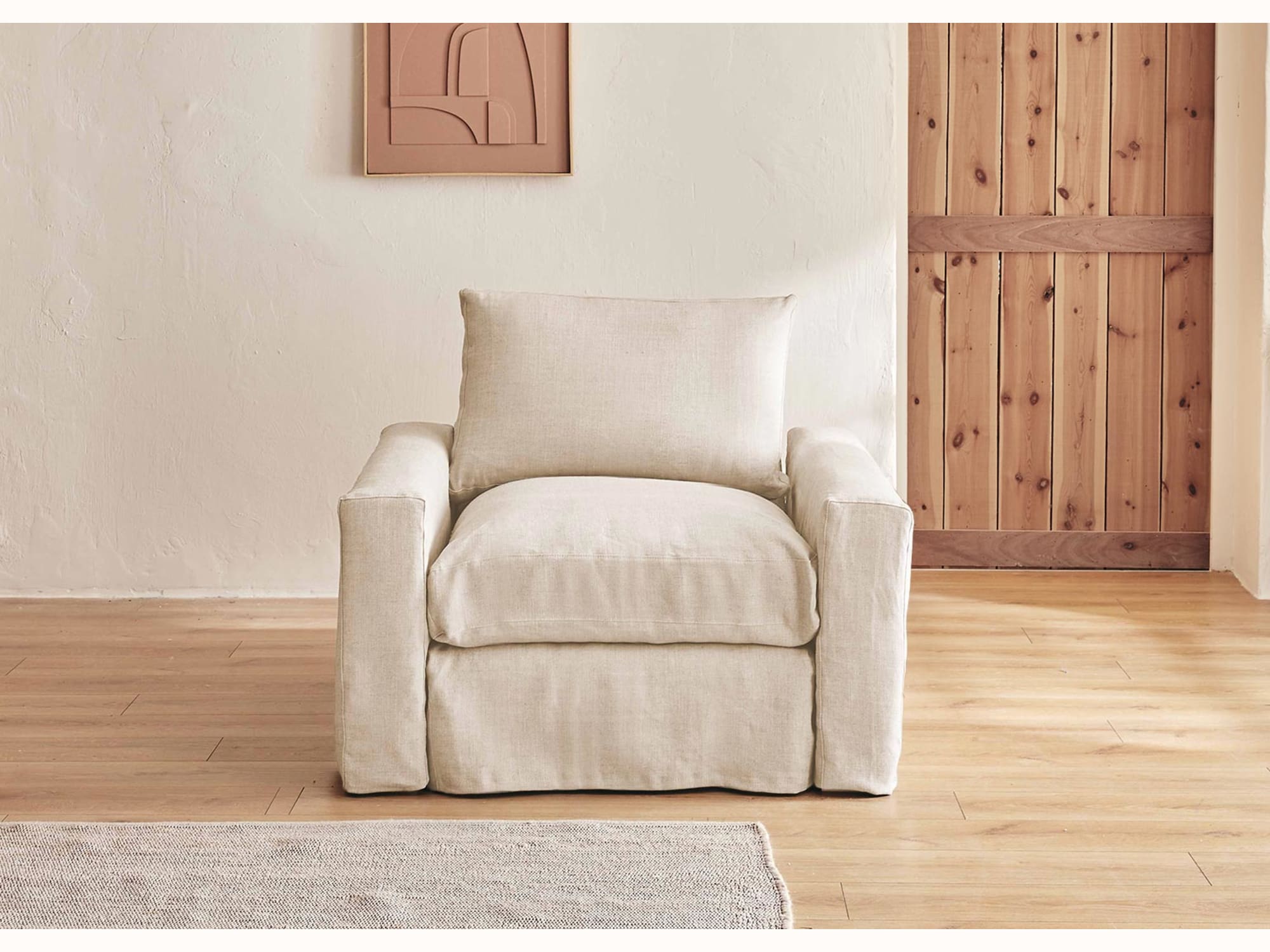 Fauteuil LENO en lin 60 cm - Kipli
