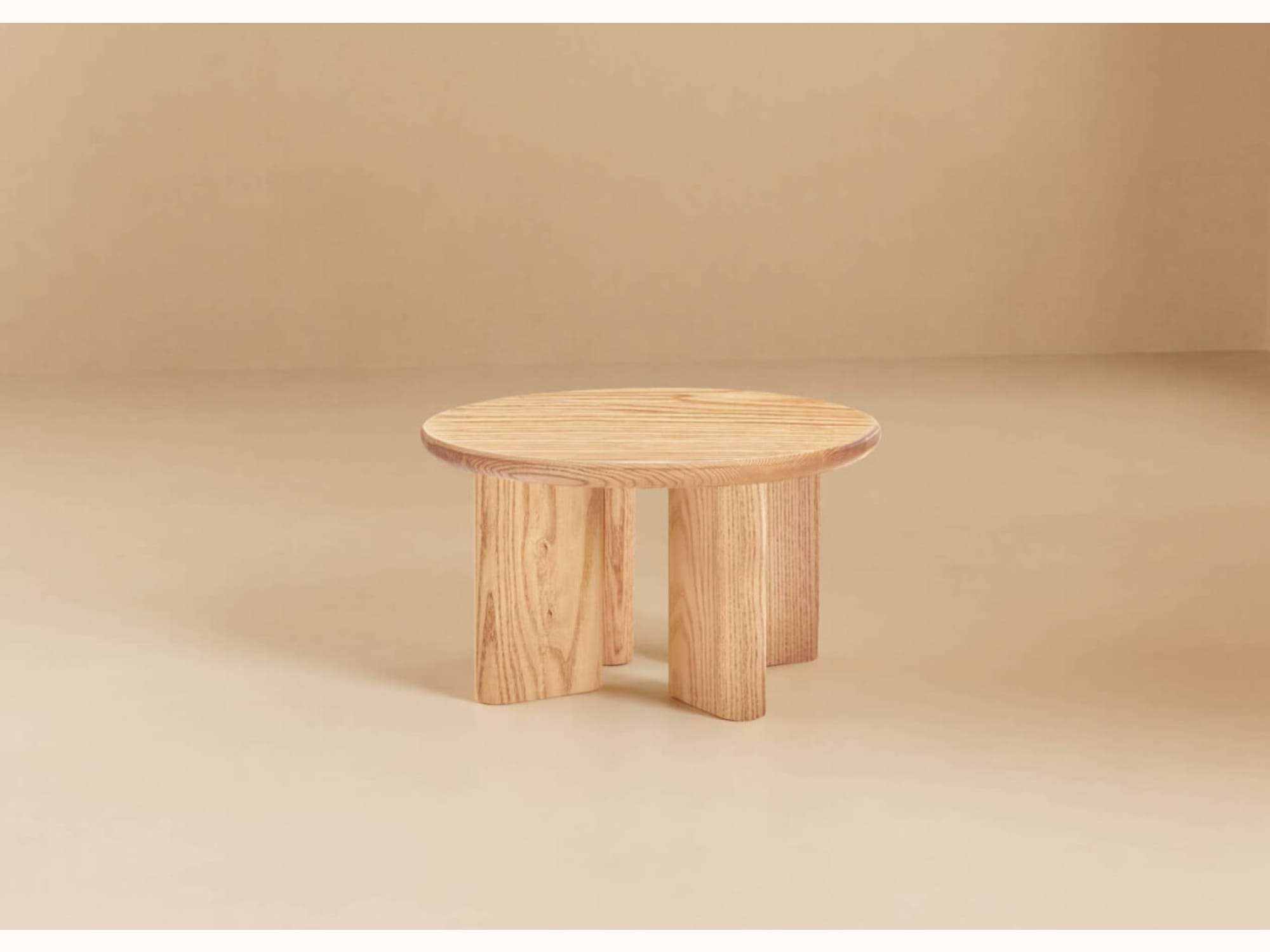 Table basse en bois ronde BAOBAB - 60 cm - Kipli