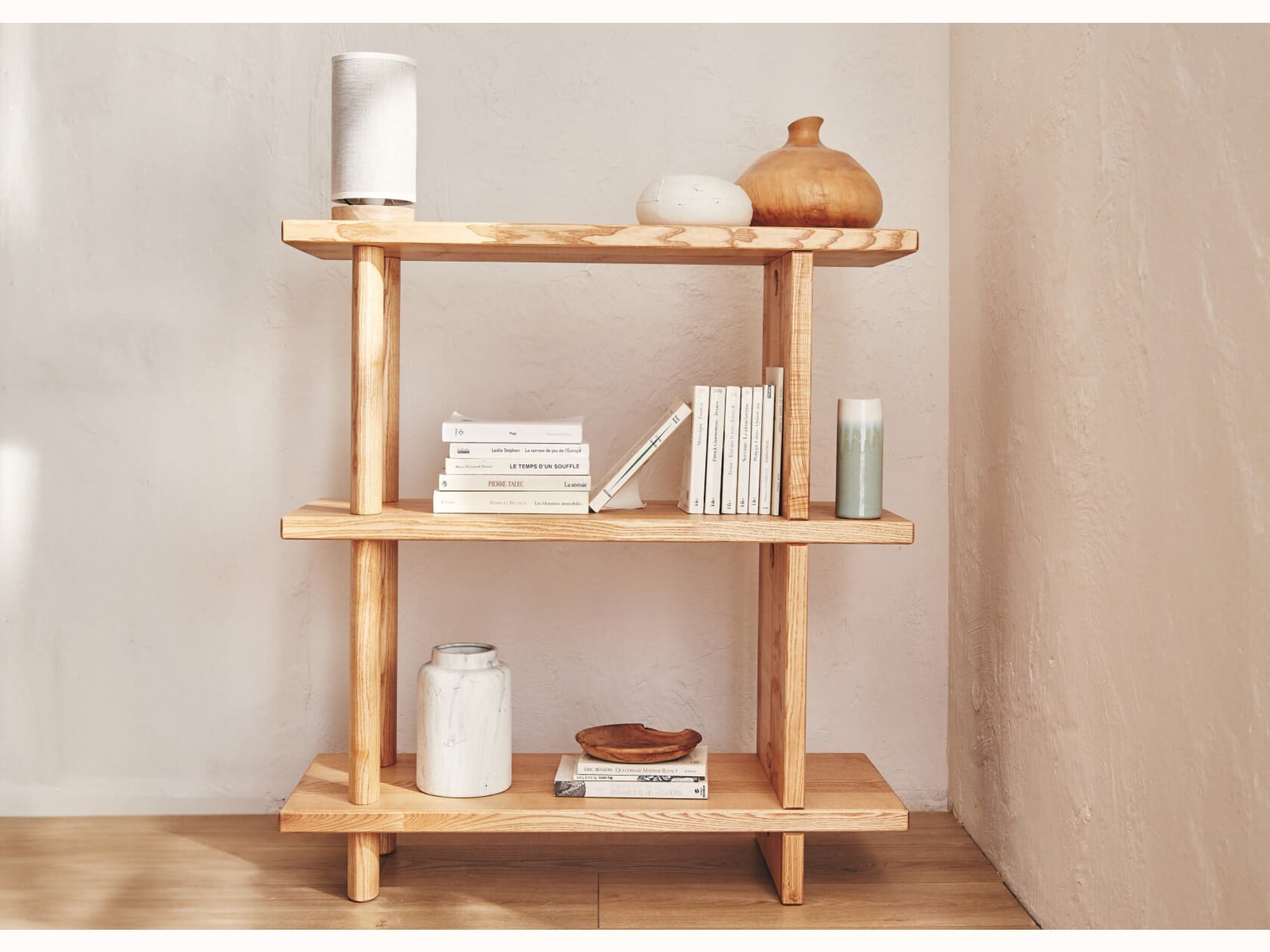 TORII Solid Wood Low Shelf - Kipli