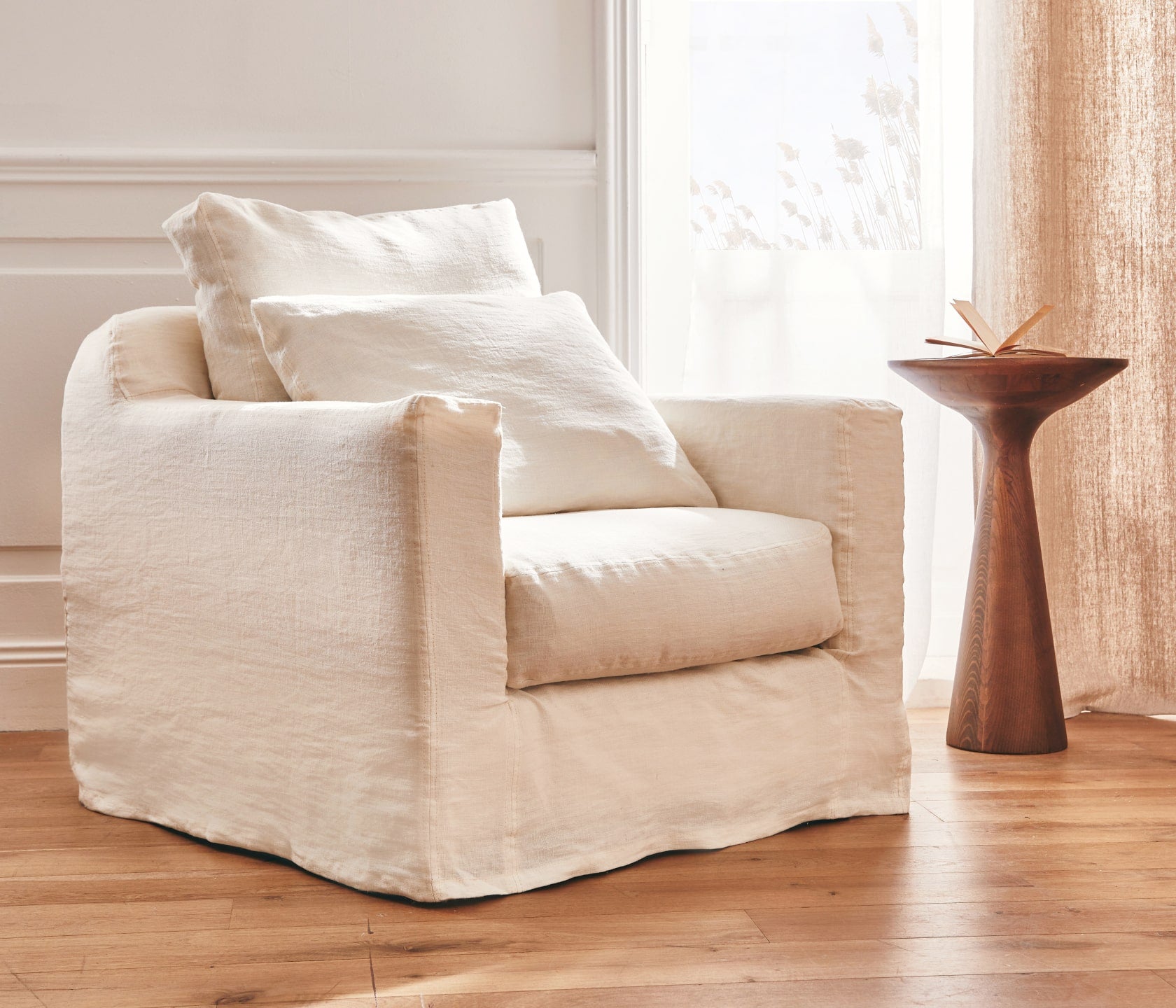 Fauteuil en lin PALM - Kipli