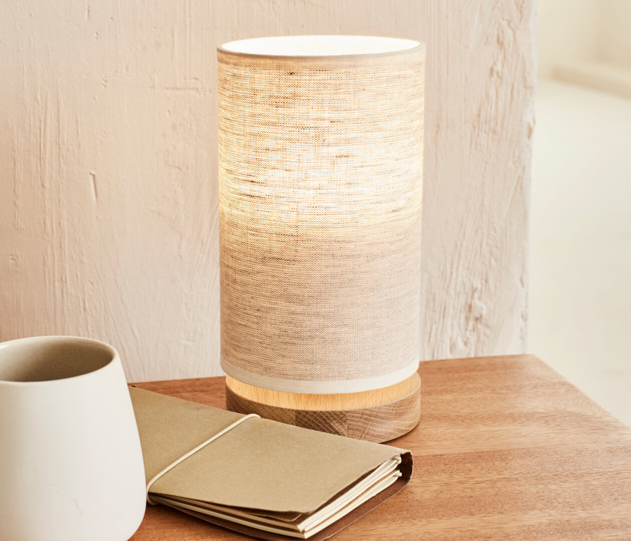 Lampe à poser en lin ISEE - Kipli