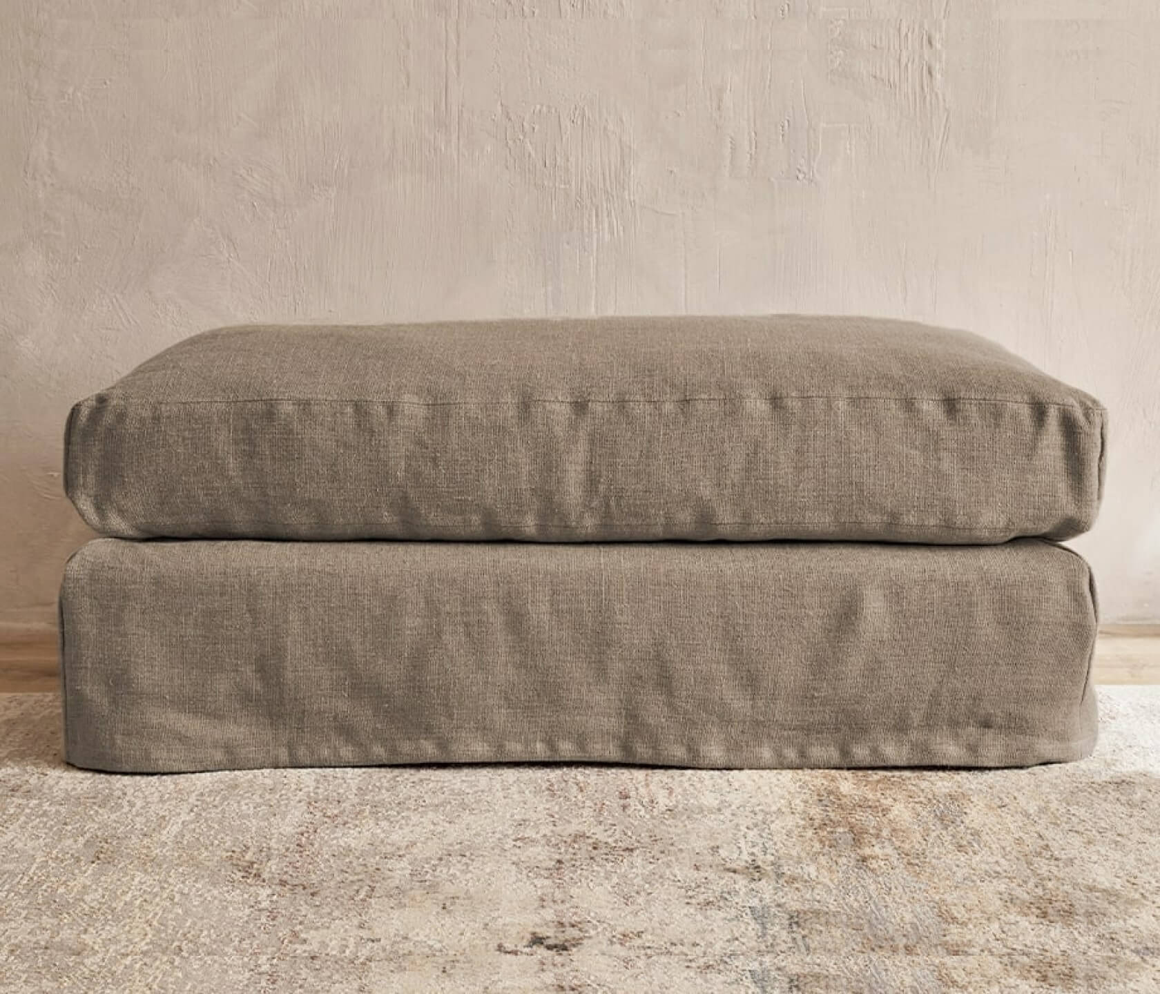 Pouf en lin PALM - Kipli