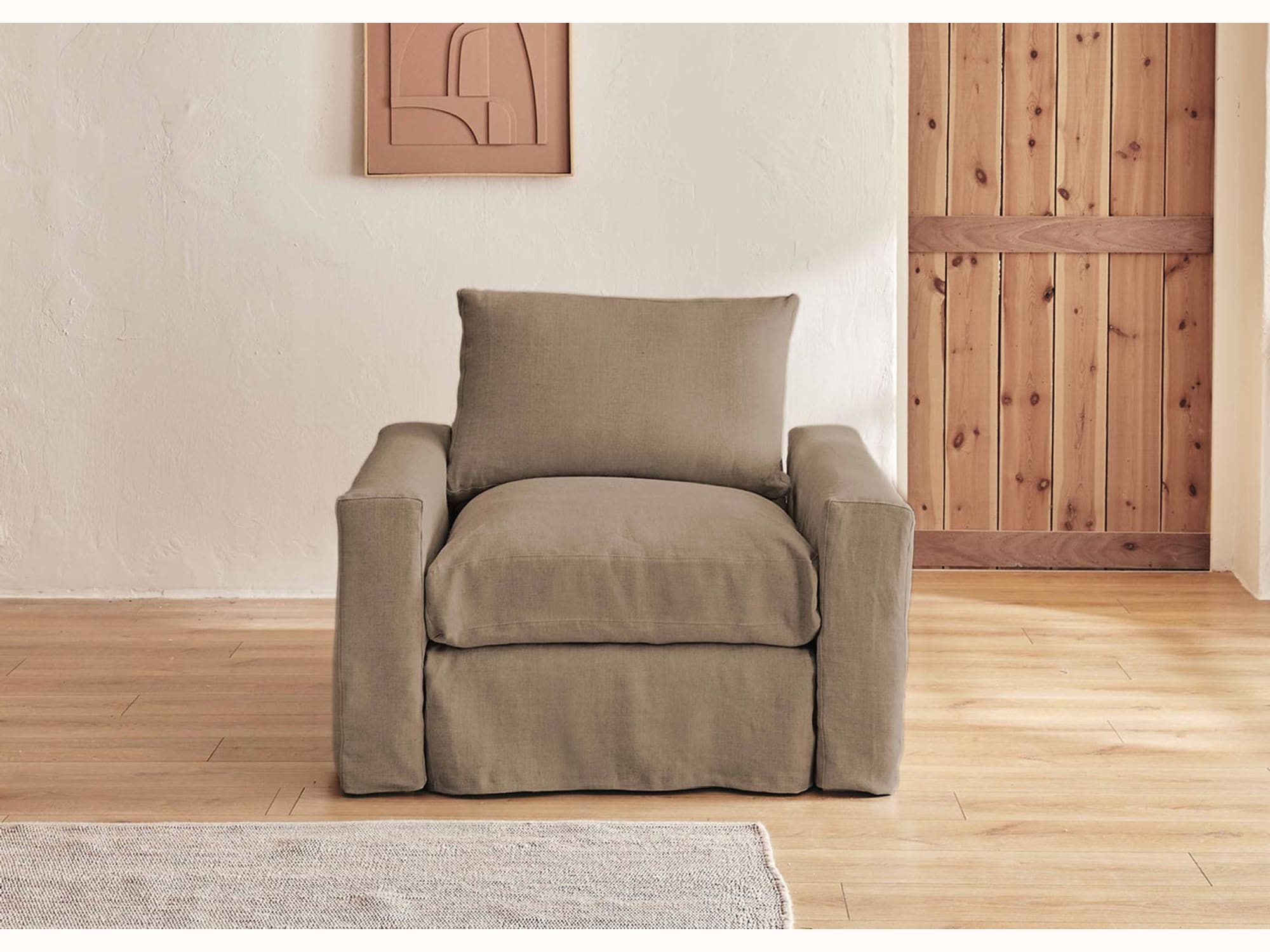 Fauteuil LENO en lin 60 cm - Kipli