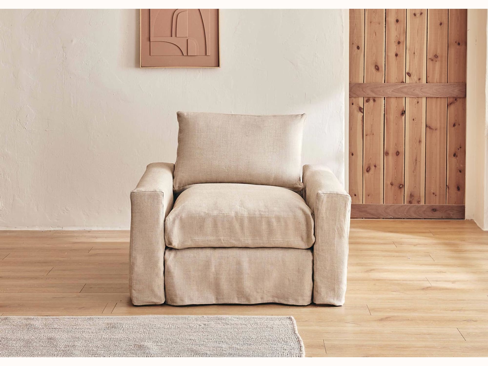 Fauteuil LENO en lin 60 cm - Kipli