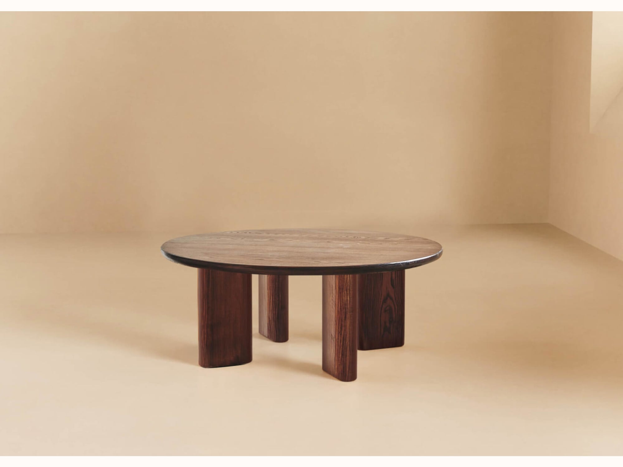 Table basse en bois ronde BAOBAB - 90 cm - Kipli