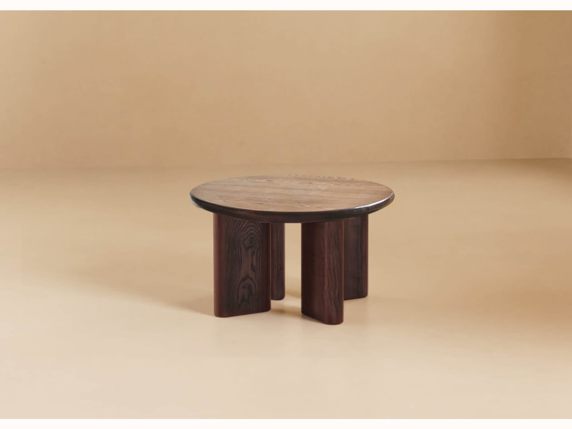 Table basse en bois ronde BAOBAB - 60 cm - Kipli