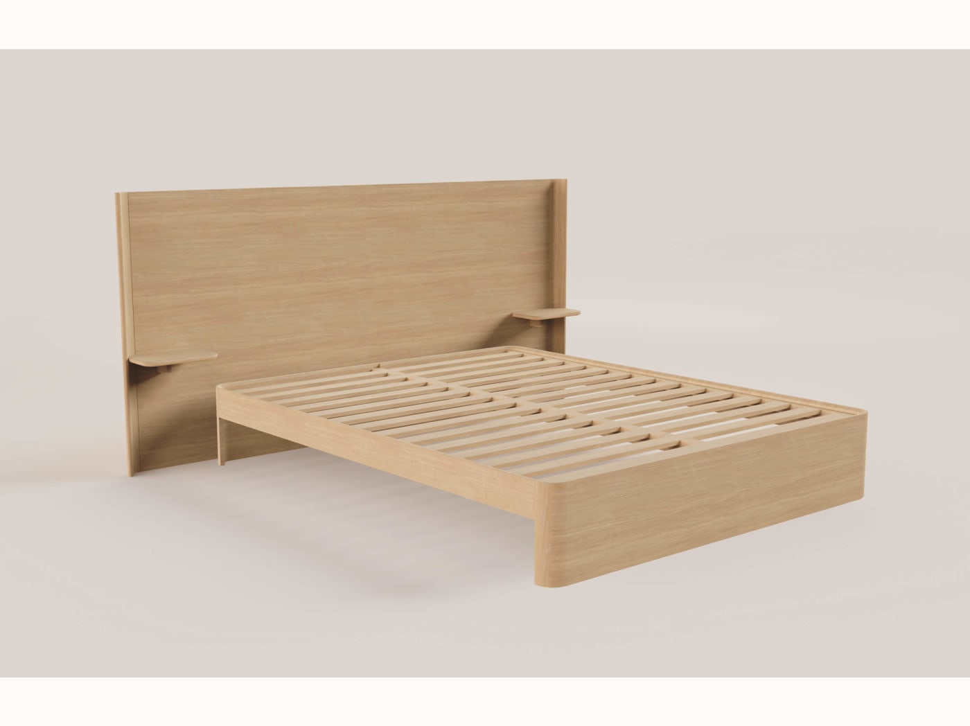 Tête de lit large avec tablettes Arche - Kipli