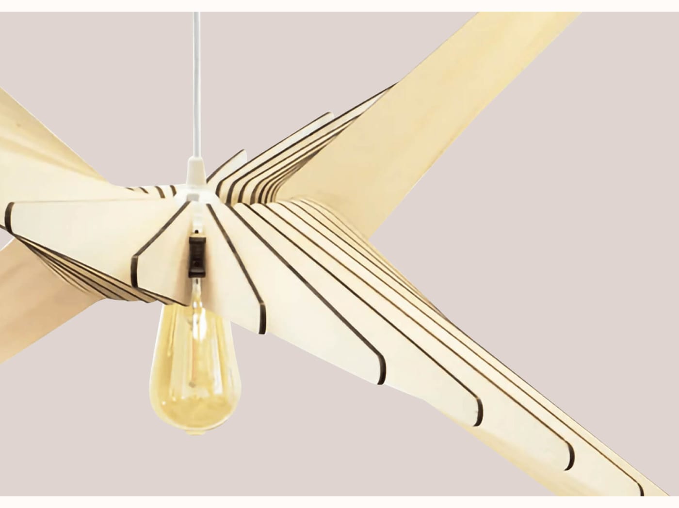 ALBATROS Wooden Pendant Light - Atelier Loupiote x Kipli - Kipli