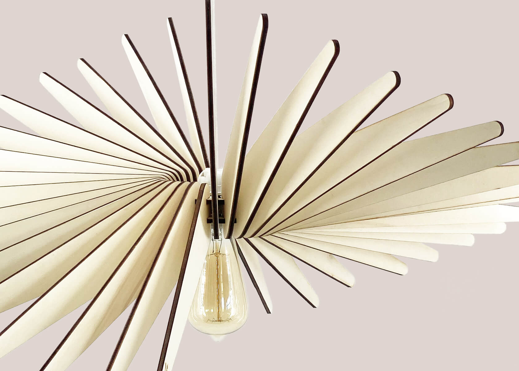 ALBATROS Wooden Pendant Light - Atelier Loupiote x Kipli - Kipli