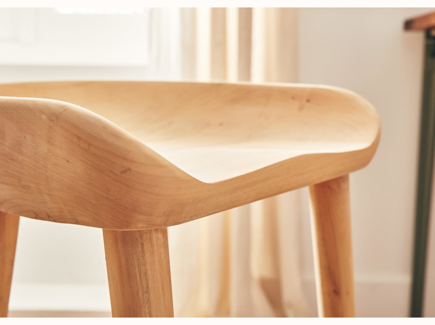 Tabouret en bois LYRA - Kipli