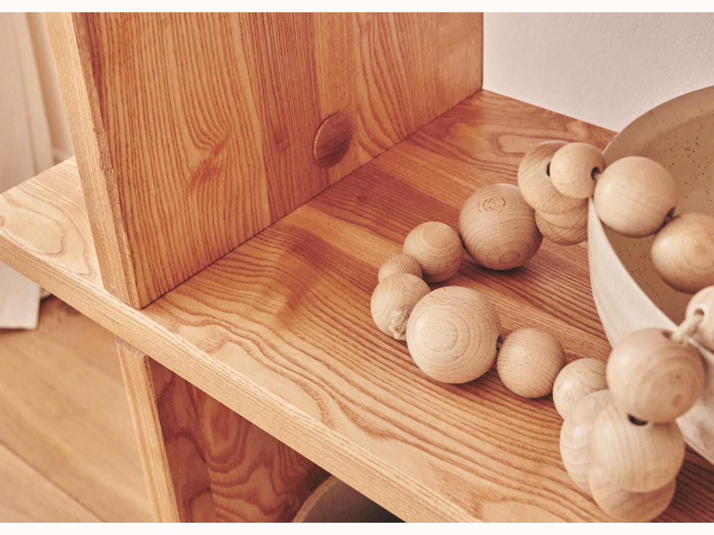 Hoge plank van massief hout TORII - Kipli