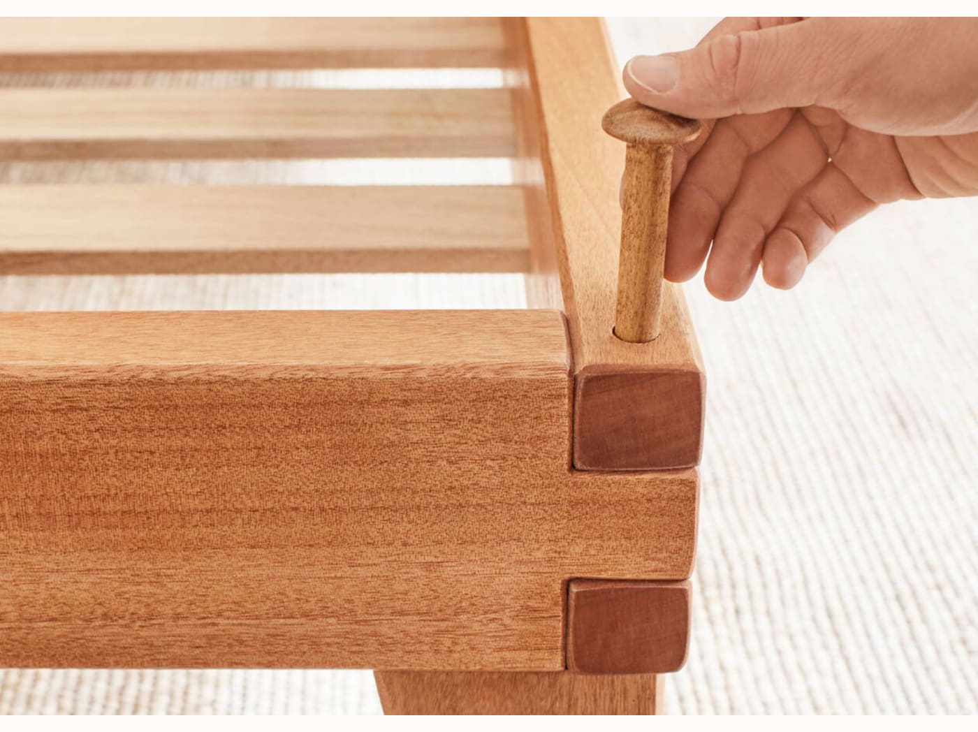 Lit en bois massif WOOD - Kipli