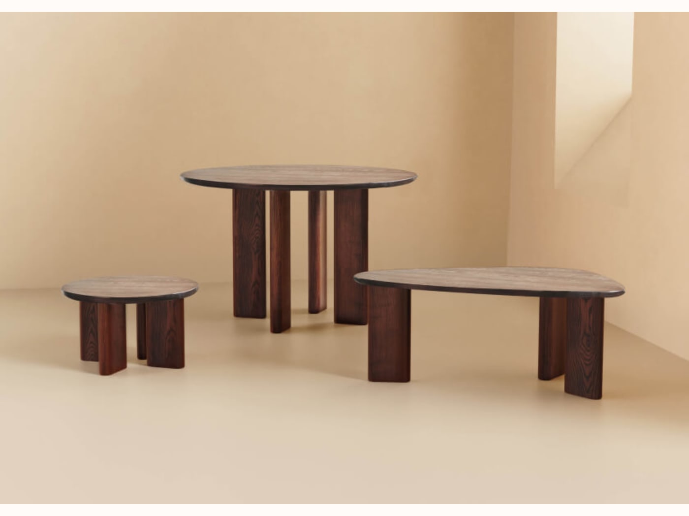 Table à manger rectangulaire en bois BAOBAB - Kipli