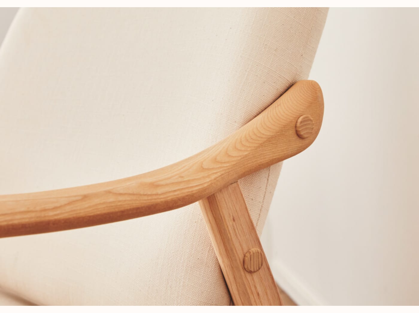 Houten fauteuil LYRA - Kipli