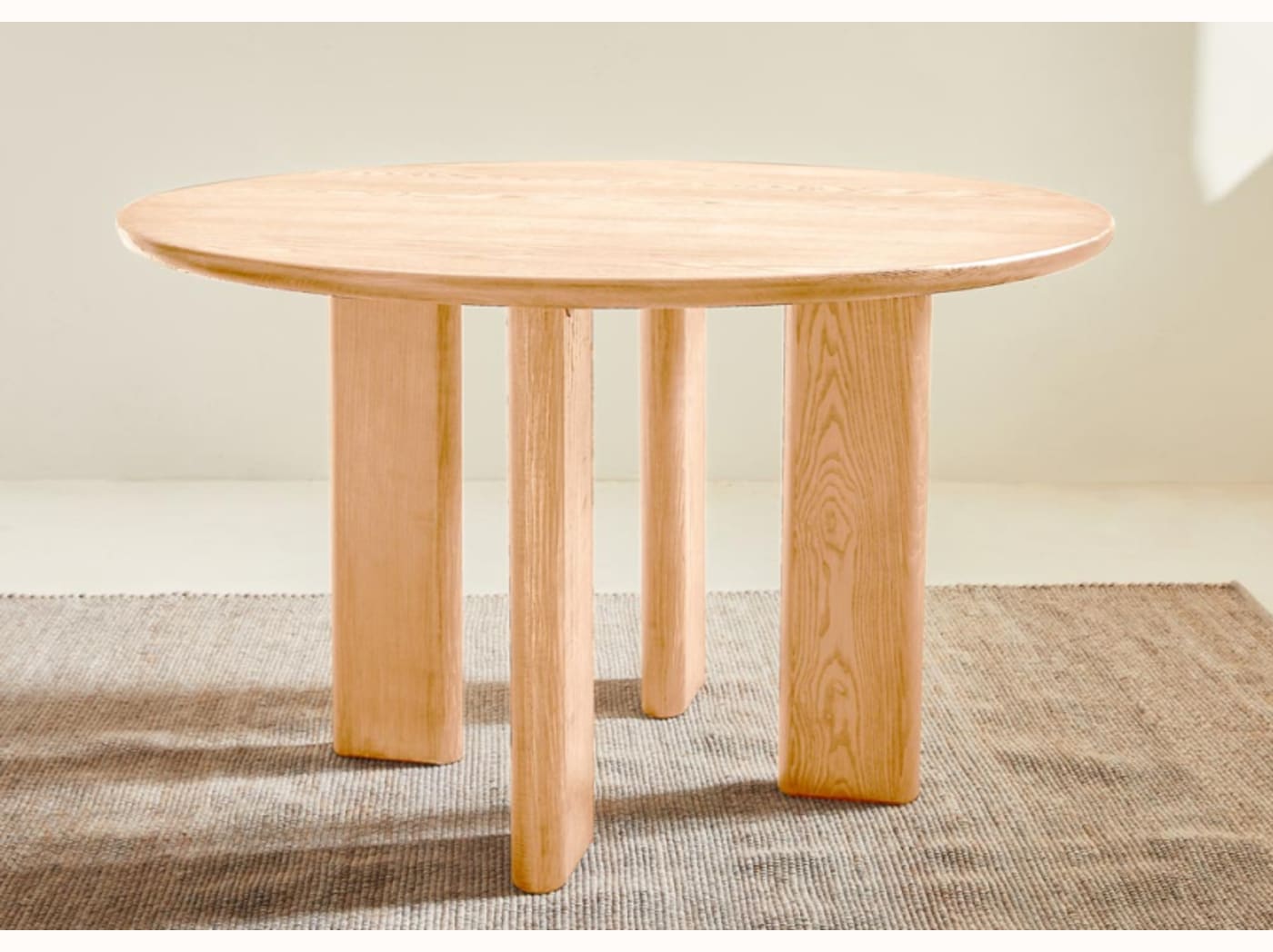 Table à manger ronde en bois massif BAOBAB - Kipli