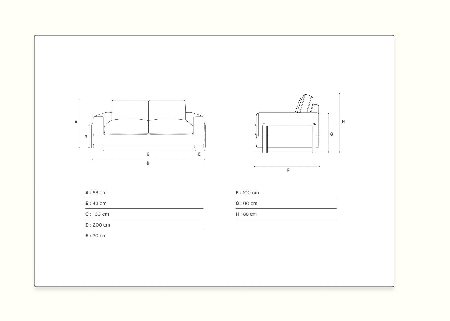 Sofa Calmo – Kipli