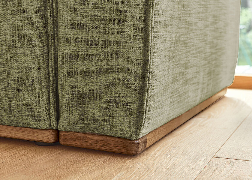 Canapé convertible avec base en bois FOLIA