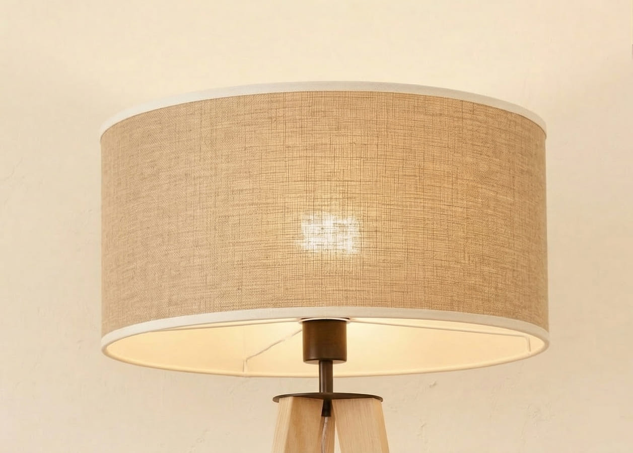 Lampadaire trépied en bois NYA - Kipli