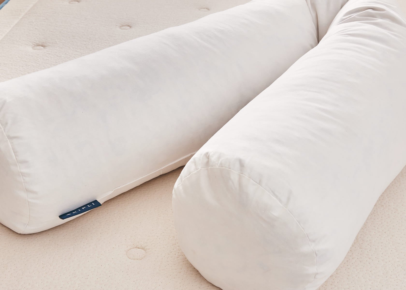 Traversin en plumes et duvet recyclés