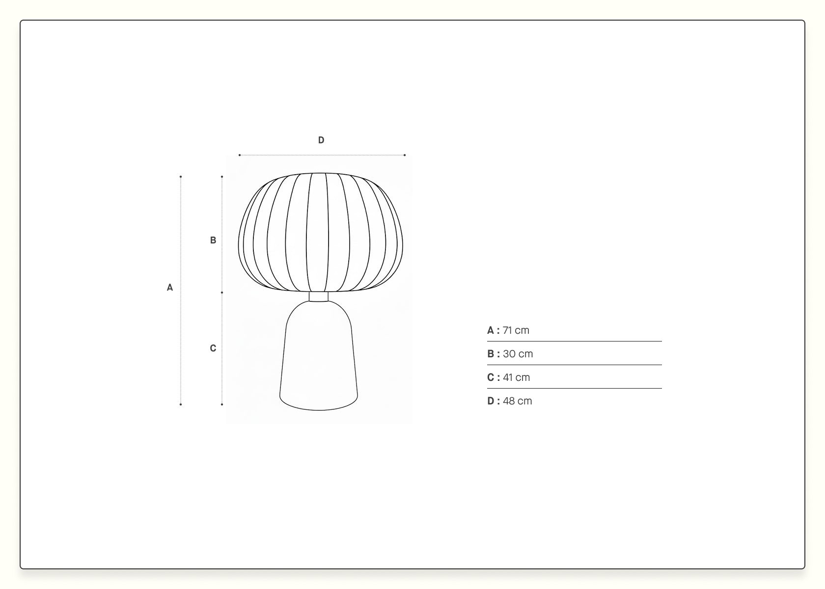 Lampe à poser Hikari - Kipli