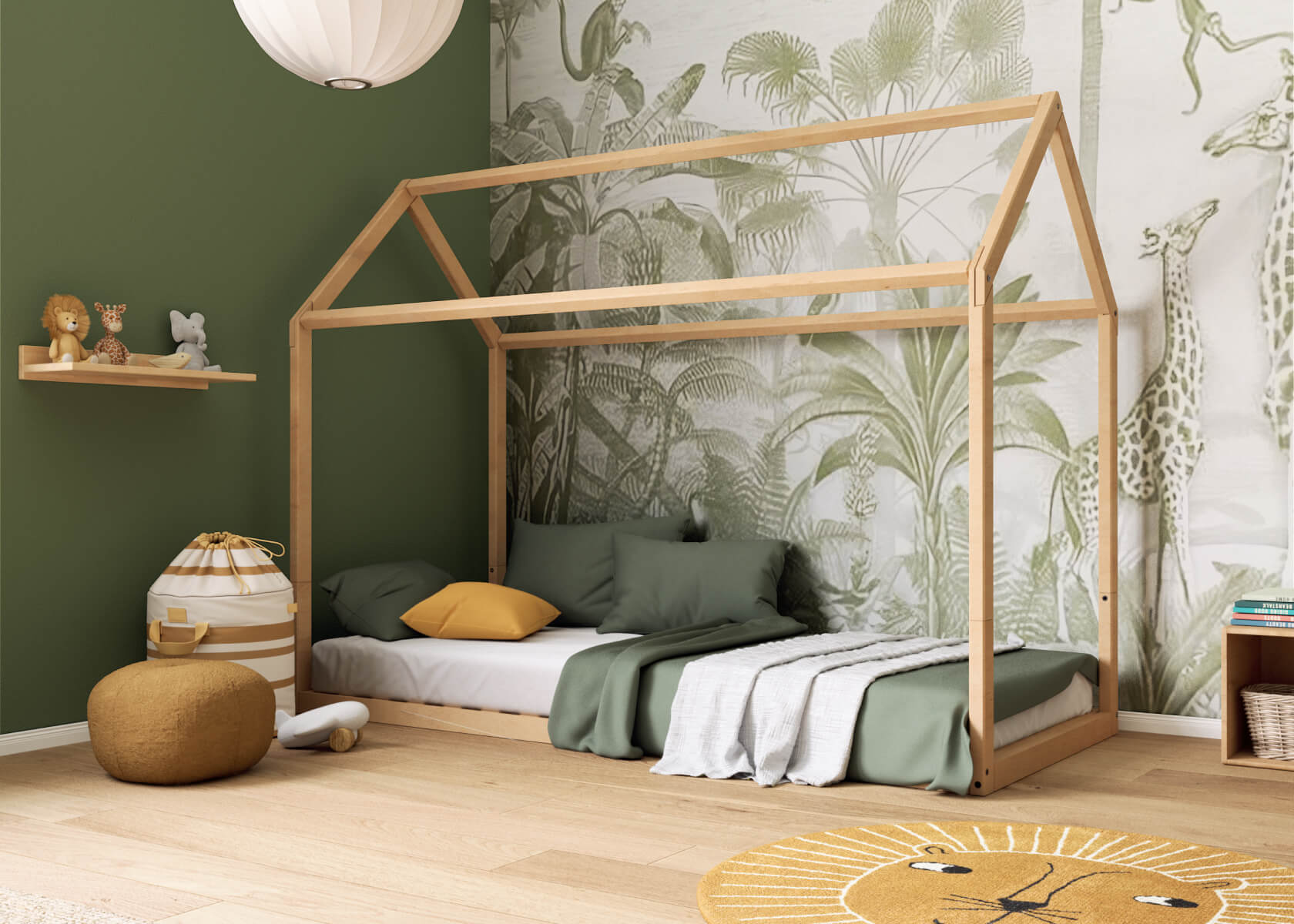 Mitwachsendes Baumhausbett aus Massivholz JAVA – Kipli