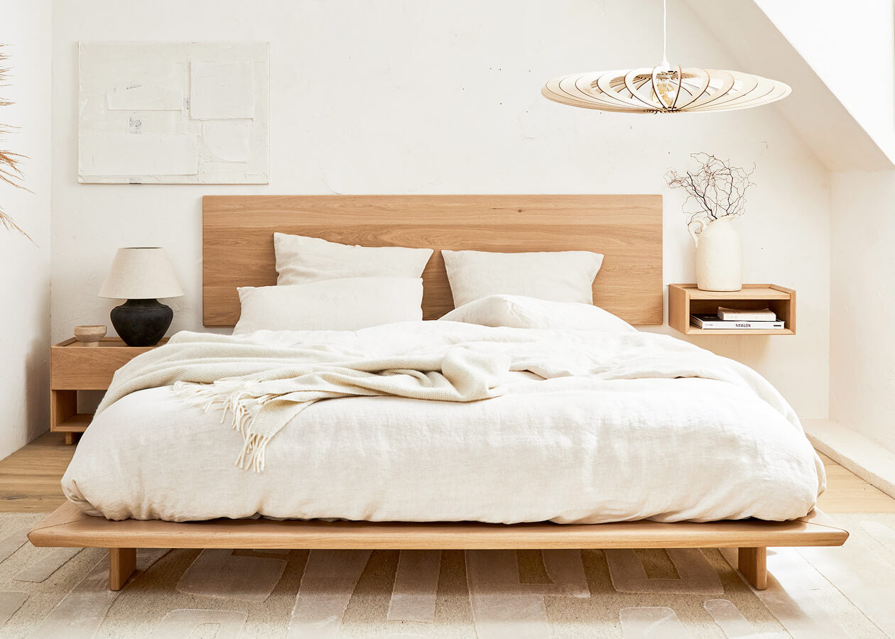 Lit plateforme en bois massif LIVIA - Kipli