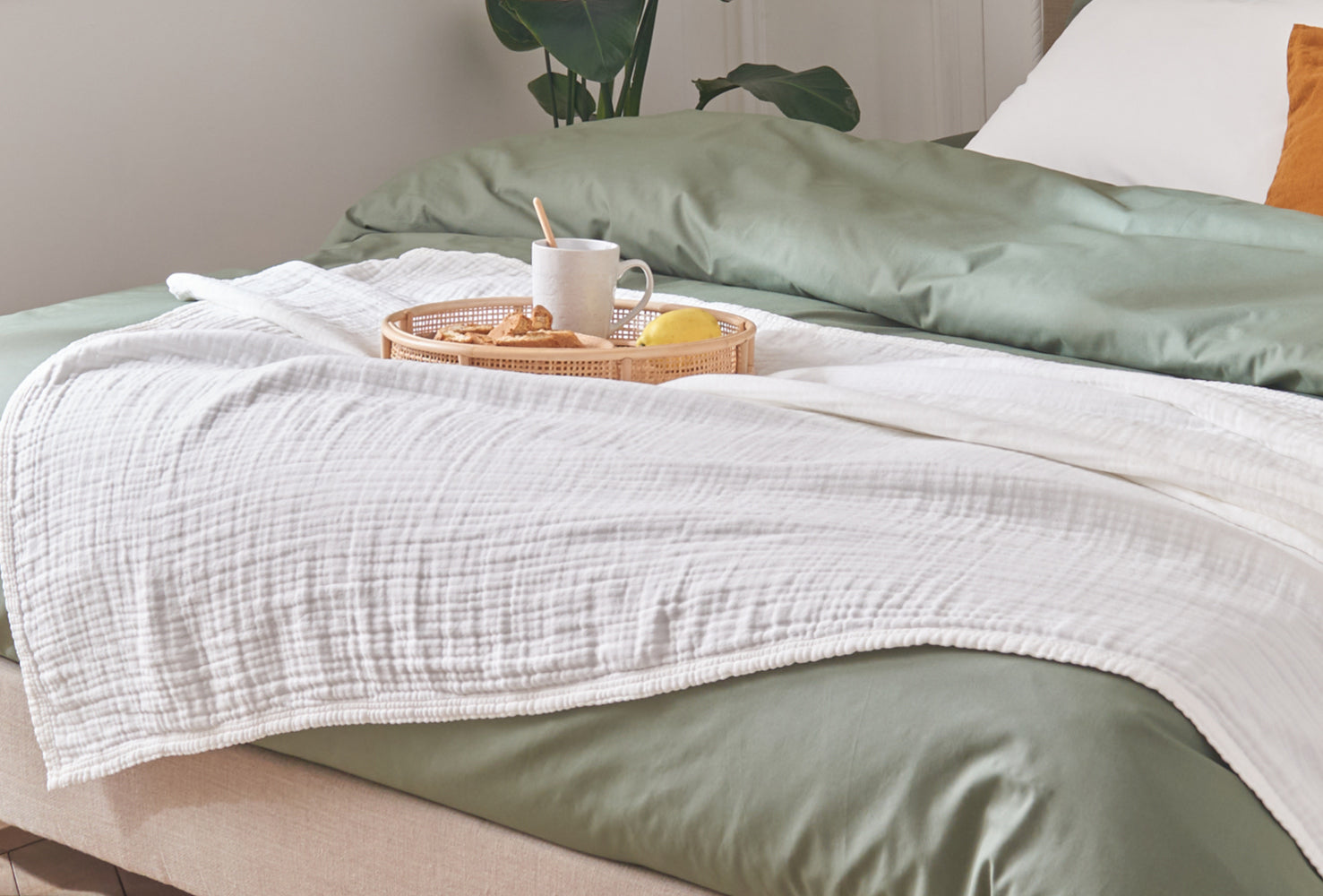 Plaid en gaze de coton biologique TIO - Kipli