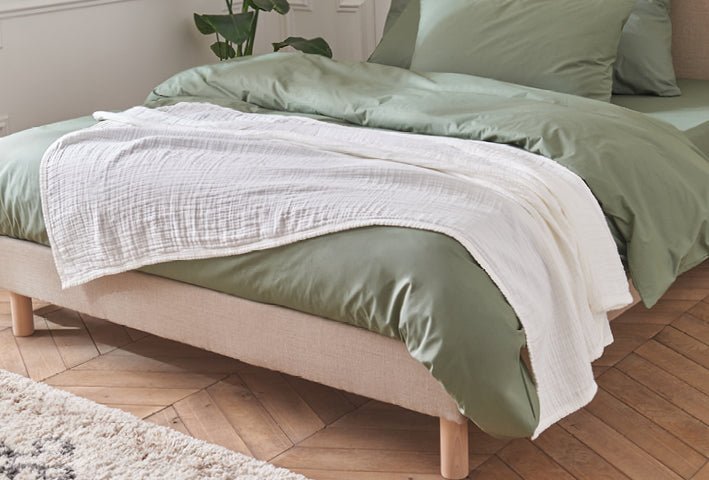 Plaid en gaze de coton biologique TIO - Kipli