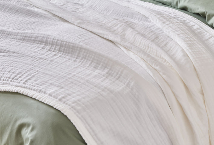 Plaid en gaze de coton biologique TIO - Kipli