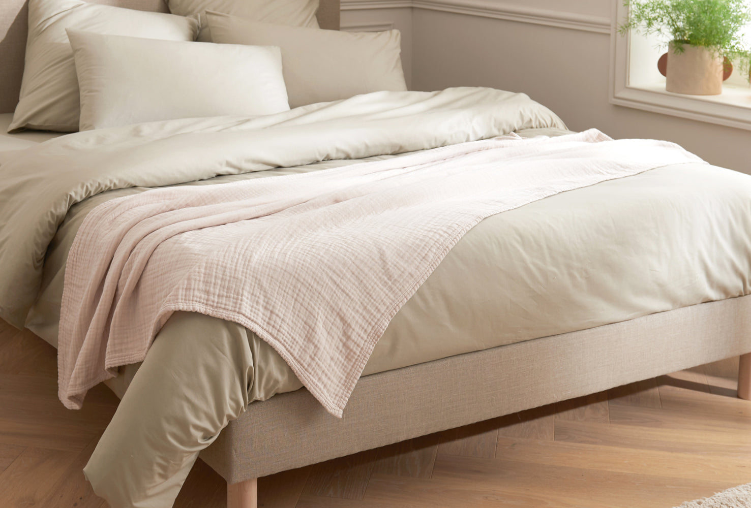 Plaid en gaze de coton biologique TIO - Kipli