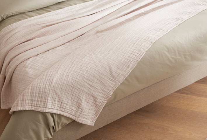Plaid en gaze de coton biologique TIO - Kipli