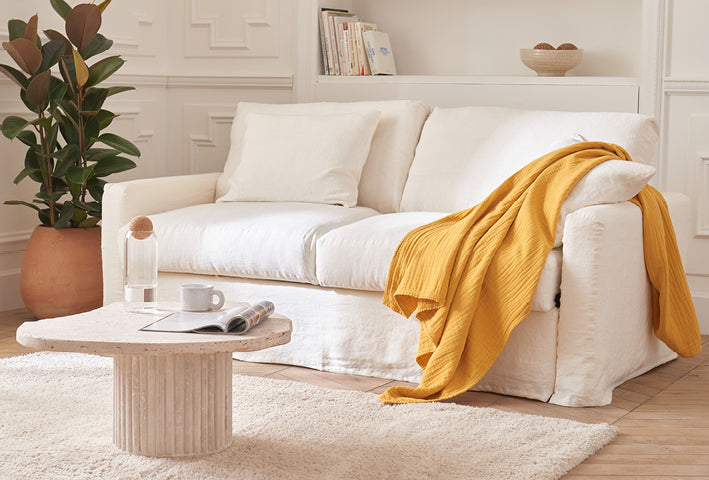 Plaid en gaze de coton biologique TIO - Kipli