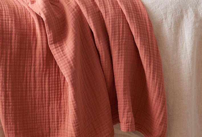 Plaid en gaze de coton biologique TIO - Kipli