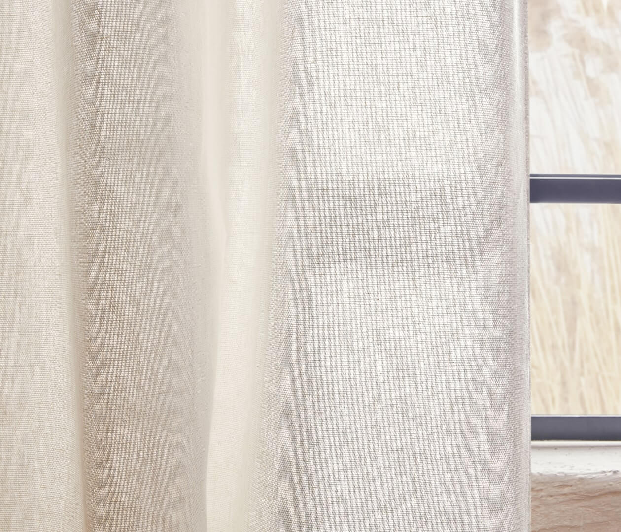 ALYA Natural Linen Curtain - Kipli