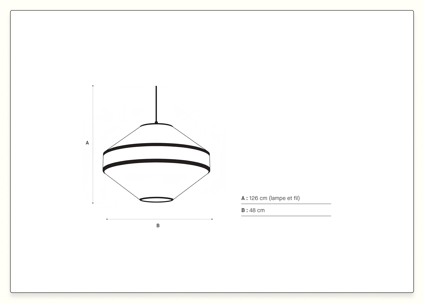 Suspension en lin PURE - Kipli
