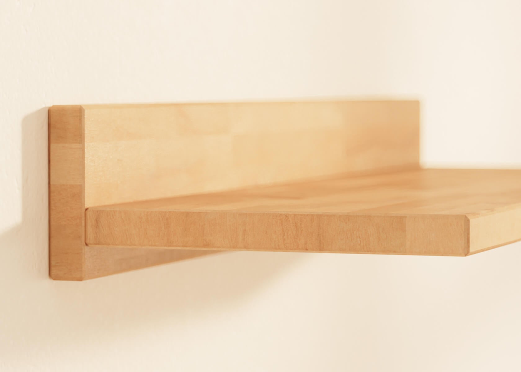 Mensola da parete in legno massello AVA - Kipli